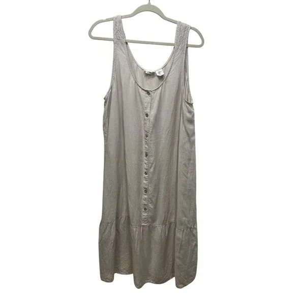 linen shirtwaist dresses Alexa Women's Linen Shirt Dress